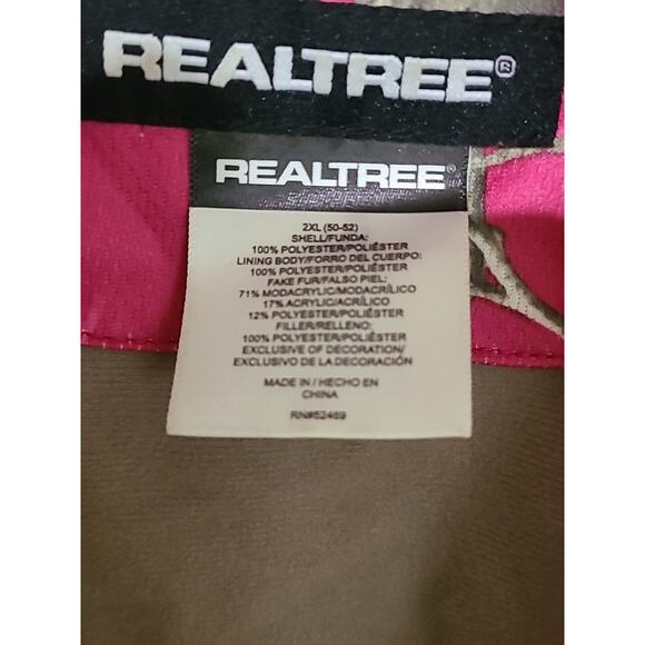 Real Tree Xtra Hoodie Puffer Jacket Womens 2XL Camouflage Hunting - Picture 4 of 8